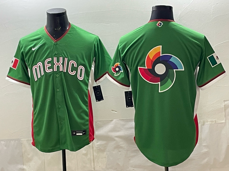 Men 2026 World Cub USA blank green Nike MLB Jersey 002